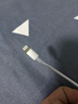 曼卓 苹果充电器头数据线充电线快充头线适用iphoneX/XR/12/11pro/8P/7/6s 【升级版】Lightning扁口2.4A苹果快充线 实拍图
