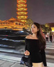 瑜尚臻品毛衣女春秋薄款一字肩针织衫上衣露肩气质甜美小众露锁骨打底衫 【黑色】均码（85-130斤） 实拍图