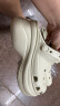 crocs卡骆驰小鲸鱼女士洞洞鞋|206302 骨白色-2Y2 38(240mm)  晒单实拍图