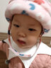 Aengbay昂贝 婴儿纯棉围嘴口水巾宝宝防吐奶围兜新生儿360度旋转秋季 小星星 实拍图