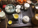 金灶（KAMJOVE）自动上水整套茶具套装 鸡翅木实木茶盘功夫茶台茶海电热茶炉K-185 搭配H9 陶瓷茶具 茶渣桶 1个 实拍图