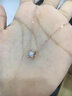 臻仟尼18K金钻石项链吊坠彩金牛头款显大经典套链送女友生日礼物国庆 白18K金钻石项链主石约3分现货 实拍图