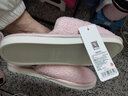 名创优品（MINISO）居家小卷毛系列棉拖男女士冬天室内秋冬拖鞋 粉色 37-38 实拍图