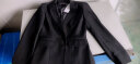 名流都会职业装女装套装长袖小西装女士正装工作西服面试 黑色单件西装（一粒扣） S（80-90斤） 实拍图