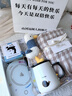 六月有约杯子生日礼物生丝巾女母亲节送妈妈实用送成人礼女朋友礼盒围巾 杯子围巾礼盒套装B【油画礼盒】 实拍图