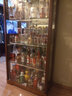 松品（SONGPIN） 现代简约中式实木酒柜靠墙玻璃酒柜家用餐边柜展示柜钢化玻璃柜 实木双门长0.8米胡桃色 实拍图