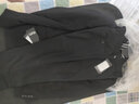 传棨 西服套装男三件套修身免烫商务职业正装西装外套新郎结婚礼服 一粒扣黑色【西服+西裤】 170/46 实拍图