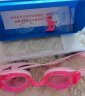 李宁 LI-NING 泳镜 高清防雾防水眼镜男士女士游泳镜 508-3粉色 实拍图