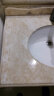 晴画厨房贴纸防水防油自粘墙贴台面保护膜橱柜家具膜水晶黄玉60*500cm 实拍图