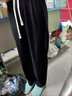咪小主 加绒加厚雪尼尔秋冬高腰阔腿裤女宽松显瘦韩版学生直筒裤拖地裤 升级-加绒炭灰（无口袋） XL 【125-140斤】 实拍图