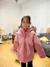 【御寒系列】太平鸟童装女童羽绒服冬装蝴蝶结三防滑雪服外套 实拍图