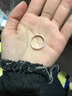 泛哲思 男女磨砂足银戒简约韩版潮闭口银戒子食指中指单身尾戒免费刻字 周长约52mm 13号 实拍图