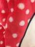 芬腾睡衣女珊瑚绒秋冬季新款休闲长袖开衫保暖翻领长裤家居服套装 粉色 M 实拍图