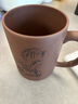 万壶园 紫砂杯泡茶杯喝茶杯办公室水杯子大容量刻字非陶瓷手工功夫茶具 高山盖杯 500毫升 实拍图