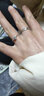 CRD克徕帝【现货闪发】传承钻戒六爪结婚钻石戒指女婚戒结婚求婚 传承【G0831B】 1克拉F-G色SI 实拍图