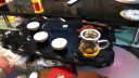 豪峰 实木茶盘家用客厅茶托盘储水排水抽屉茶台简约干泡小型茶具配件 精选款 黑色实木马到茶盘43*26cm 实拍图