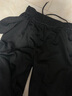 NASALIKE白边初中学生运动裤一条杠校裤校服裤子男女春夏高中校裤秋冬 黑色白细条 3XL 实拍图