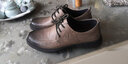 VOLO犀牛男鞋商务休闲皮鞋真皮透气软底西装鞋皮鞋男士 卡其色 【手抓皮】 42 实拍图