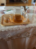 尚明耐热玻璃冲茶壶泡茶壶茶水分离过滤家用大容量泡茶器加厚茶具 4小杯+ 700ml 实拍图