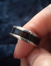 流行时尚创意感温戒指韩版学生个性潮人创意温度嘻哈指环钛钢时尚单身尾戒饰品无需充电 体温检测【银】无需充电 9号直径18.9一周长59.5MM 实拍图