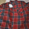 横行道新款春秋装复古格子长袖衬衫休闲宽松外套2026棉衬衣显瘦女装 红格 2XL 实拍图