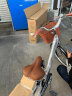 凤凰（Phoenix） 自行车男女脚踏代步单车成人轻便学生车城市复古通勤休闲车 青柠 24寸单速黑色 实拍图