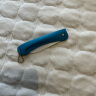 欧菲斯 水果刀折叠陶瓷刀免磨锋利削皮刀便携小刀具刀刃8CM 缤纷蓝 实拍图