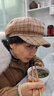 畅印 春夏贝雷帽女士帽子时尚八角帽女英伦韩版日系定制简约帽 卡其 实拍图