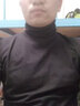 诚景一体绒加绒加厚高领打底衫男修身休闲纯色秋衣t恤男保暖长袖卫衣I 宝蓝色6020不加绒 L 实拍图