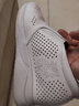 康奈休闲鞋女 春夏季款镂空网面内增高休闲鞋小白鞋女时尚韩版运动风平底舒适深口单鞋18204030 白色 37 实拍图