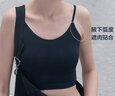 爱慕内衣女夏季薄无钢圈带杯背心式露背美背吊带文胸AM175701 165 实拍图