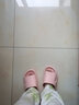 惠夫人 拖鞋女夏季家居室内软底防滑韩式浴室洗澡家用夏天情侣冲凉拖鞋 纯色款 粉色 40-41码(适合39-40码穿) 实拍图