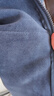 真维斯（JEANSWEST）卫衣女春秋季新款外套女开衫连帽情侣男女装上衣服小个子休闲宽松 加绒 藏青 纯色 L 实拍图