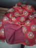奉孝中老年女装秋冬外套妈妈装喜庆唐装棉袄老年人奶奶装生日祝寿上衣 深红(加棉) 加厚 3XL （建议115-125斤） 实拍图