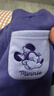 迪士尼（Disney）童装儿童女童针织加绒长裤保暖抗静电运动裤子秋冬DB431ME22紫120 实拍图