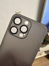 AMLLSYE适用苹果15Promax手机壳超薄磨砂带镜头膜全包围防摔磁吸充电简约男女款硅胶外壳 苹果15钛黑色-磨砂自带镜头膜+钢化膜 苹果iphone+全屏钢化膜 实拍图