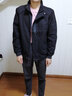 啄木鸟外套男士夹克春秋季新款商务休闲风工装茄克衫免烫抗皱立领上衣服 2110黑色 M (建议85-100斤) 实拍图