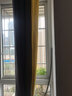 梦达莱全遮光窗帘成品免打孔安装罗马杆一整套卧室定制客厅防风保暖遮阳 拼接款：深灰色+黄色 适用宽1.6-2.1米【窗帘高2.2米】 实拍图