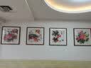紫腾随轩新中式牡丹花开富贵装饰画客厅餐厅背景墙画卧室床头挂画壁画 图8 60*60cm（有机玻璃） 实拍图