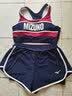 美津浓（MIZUNO）泳衣女士沙滩防晒分体平角裤三件套吊带罩衫显瘦温泉装GB303白L 实拍图