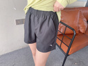 安踏速干运动短裤女士夏季款冰丝透气健身跑步瑜伽中考体育体测裤子 【速干-斜插口袋】黑色7505-1 XS 实拍图
