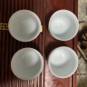 天泽（TIAN ZE） 影青瓷陶瓷茶杯主人杯影雕功夫茶具单杯茶盏陶瓷映青杯茶杯单杯 深山老树 实拍图