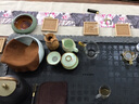 茶锦记乌金石茶盘茶具套装功夫茶具盘茶盘石家用简约茶托茶台 四书五经 60*30*3单茶盘（四书五经版） 实拍图