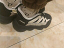 Jeep吉普儿童运动鞋秋冬2025新款男童中大童篮球鞋女童网面加绒跑步鞋 黑米【网面款】 32 内长约20.5cm 实拍图