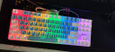 宏碁（acer）机械键盘鼠标套装87键/104键拼色有线键盘游戏办公笔记本台式电脑键盘 104键蓝白(红轴)+OMW130鼠标蓝色 实拍图