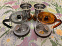 ORTOR玻璃马克杯水杯杯带手柄带盖茶杯家用办公商务喝水茶杯咖啡杯 魅酷情侣尊享六件套装 实拍图
