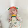 小袋鼠巴布（JOER BABU）奶瓶新生婴儿宽口径PPSU宝宝奶瓶0- 6个月以上学饮一岁带手柄礼盒 松柏绿 260ml 奶瓶+鸭嘴+吸嘴+背带 实拍图