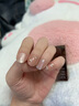 美甲贴片穿戴甲指甲贴中长款新娘显白可拆卸学生短款重复使用成品 裸色猫眼 24片 【短款】 实拍图