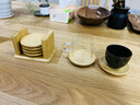 班意 竹制茶杯垫架功夫实木茶垫品茗茶托垫子套组隔热垫茶具茶道配件 杯托架E款 实拍图