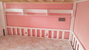恒庭上下床儿童床实木高低床双人床双层床实木床成年上下铺女孩男孩床  白色梯柜款总长度240CM 上铺宽130下铺宽150 实拍图